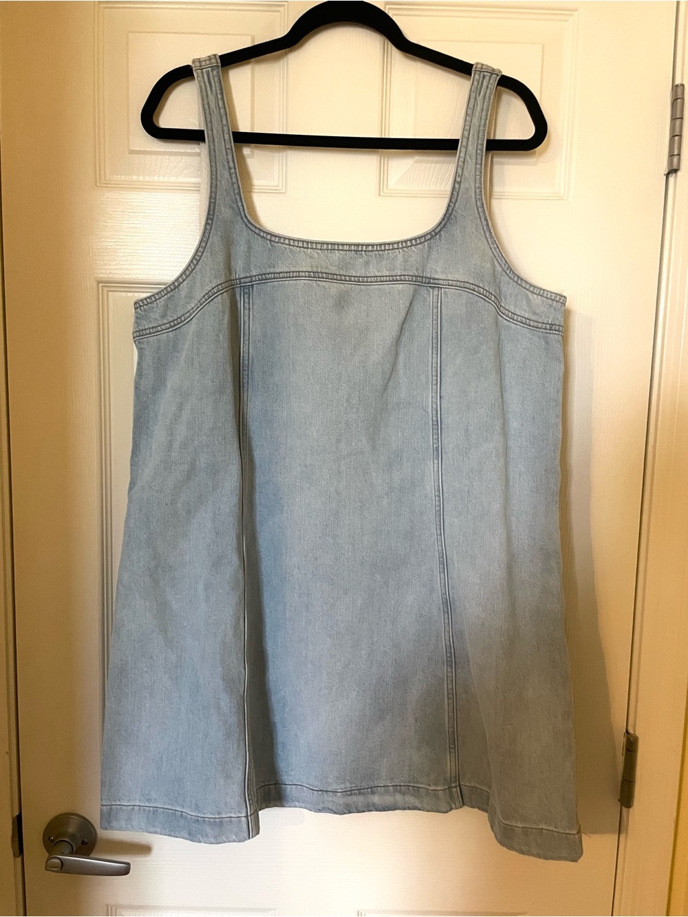 Madewell Light Blue Denim Tank Dress